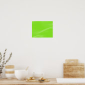 NEON GREEN SEAMLESS ABSTRACT WAVE ACHTERGRONDEN WA POSTER (Keuken)