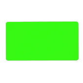 Neon Green Shipping Labels (Customizable) (Voorkant)