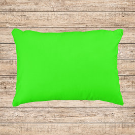 Neon Green Solid Color Accent Kussen