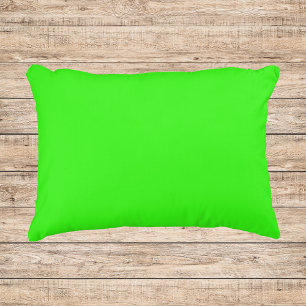 Neon Green Solid Color Accent Kussen