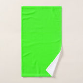 Neon Green Solid Color Bad Handdoek (Handdoek)