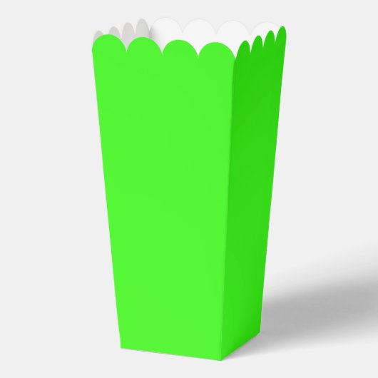 Neon Green Solid Color Bedankdoosjes (Voorkant)