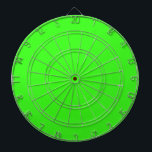 Neon Green Solid Color Dartbord<br><div class="desc">Neon Groene Stevige Kleur Moderne Kleur.</div>
