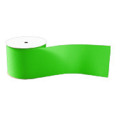 Neon Green Solid Color Grosgrain Lint (Spoel)