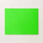 Neon Green Solid Color Legpuzzel (Horizontaal)