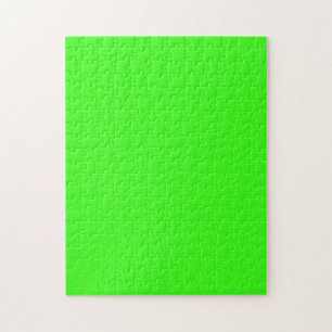 Neon Green Solid Color Legpuzzel