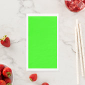 Neon Green Solid Color Servet (Insitu)