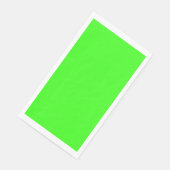Neon Green Solid Color Servet (Hoek)