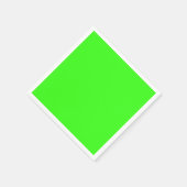 Neon Green Solid Color Servet (Hoek)