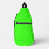 Neon Green Solid Color Sling Bag (Voorkant)