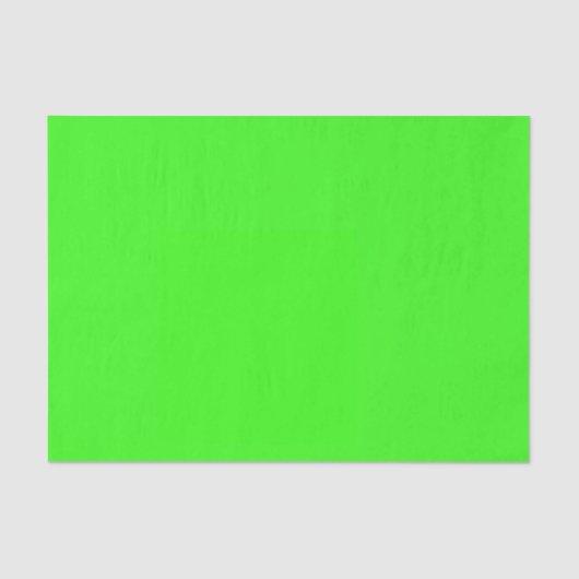 Neon Green Solid Color Tissuepapier (Voorkant)