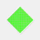 Neon Green Spotted Napkins Servet (Hoek)