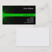 Neon Green Starburst Visitekaartjes (Voorkant / Achterkant)
