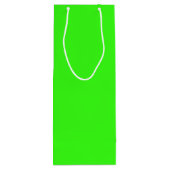 Neon Green Wijn Cadeautas (Achterkant)