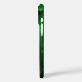 Neon Green Wood Moderne Abstracte iPhone / iPad ho Case-Mate iPhone Case (Achterkant / Links)