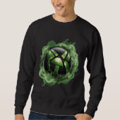 Neon Green Xbox Smoke: Exclusief 8K T-shirt ontwer (Voorkant)