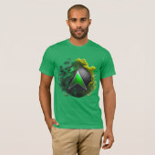 Neon Green Xbox Smoke T-shirt (Voorkant volledig)
