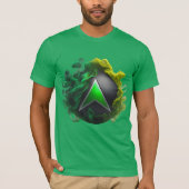 Neon Green Xbox Smoke T-shirt (Voorkant)