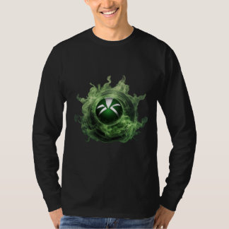 Neon Green Xbox Smoke T-shirt Design