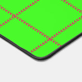 Neon Grid Desk Mat With Pink Arrows – Customizable (Hoek)