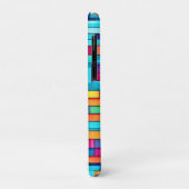 Neon Grid - Kleurrijk Abstract Mozaïek Case-Mate iPhone Case (Achterkant/links)