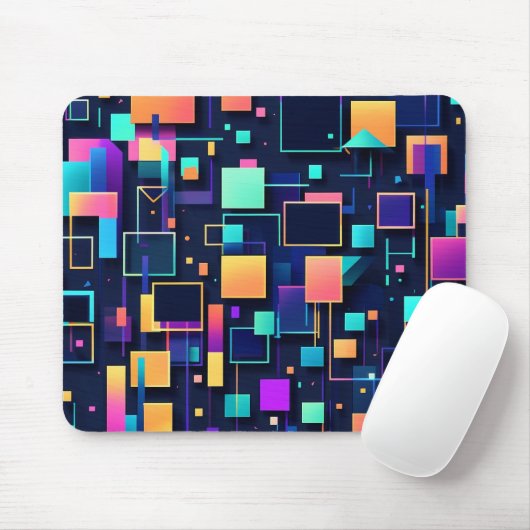 Neon Gridlock Muismat (Met muis)
