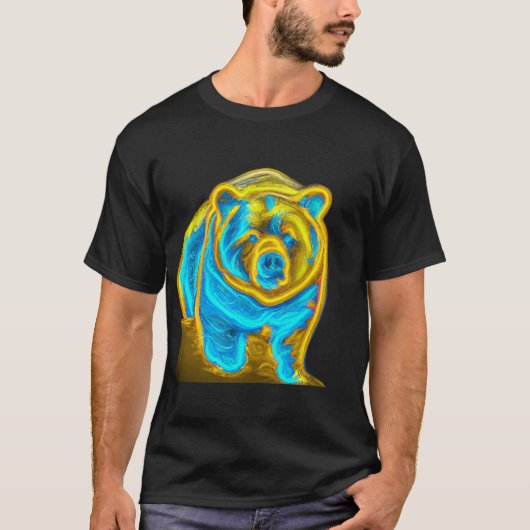 Neon grizzly T-Shirt (Voorkant)