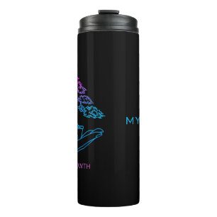 Neon Groei Bonsai Gepersonaliseerde Esthetische Thermosbeker