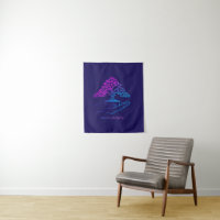 Neon Groei Bonsai | Gepersonaliseerde Vaporwave Es