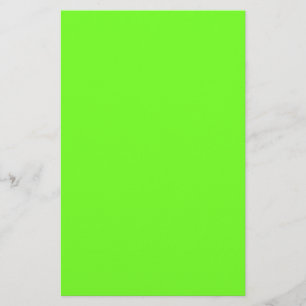 Neon Groen Aangepaste Kleur Eenvoudig Kleurrijk He Briefpapier