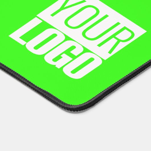 Neon groen -add logo bureaumat (Hoek)