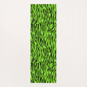 Neon Groen dierlijk huidpatroon Animalia Yogamat (Achterkant)