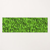 Neon Groen dierlijk huidpatroon Animalia Yogamat (Voorkant (horizontaal))