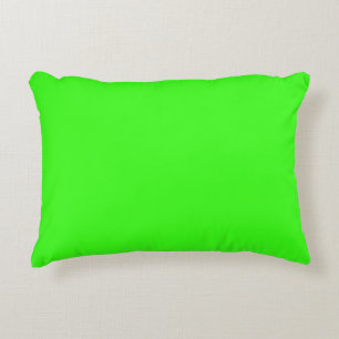 Neon Groen Effen Kleur Accent Kussen