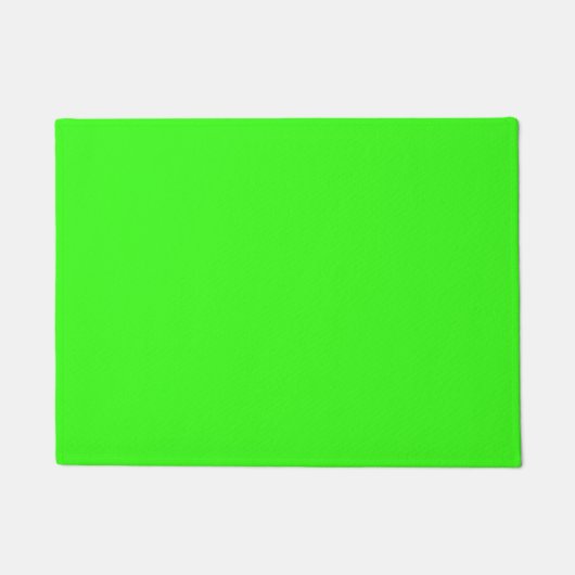 Neon Groen Effen Kleur Deurmat (Voorkant)