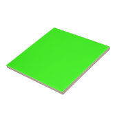 Neon Groen Effen Kleur Tegeltje (Zijkant)