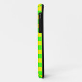 Neon Groen Geel Geruit Schaakbord  Case-Mate iPhone Case (Achterkant/links)