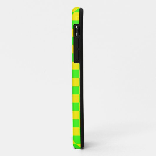 Neon Groen Geel Geruit Schaakbord  Case-Mate iPhone Case (Achterkant/links)