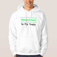 Neon Groen Is Mijn Scene Zin, Kleurig Grappig Koel