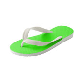 Neon Groen Kinder Teenslippers (Schuin)