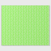 Neon groen klein pixelated patroon inpakpapier (Vlak)
