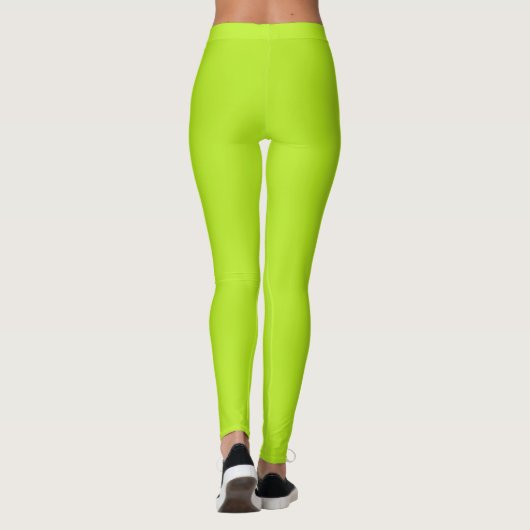 Neon groen leggings (Achterkant)