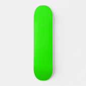 Neon Groen Persoonlijk Skateboard (Voorkant)