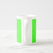 Neon Groen Porselein Kop (Achterkant)