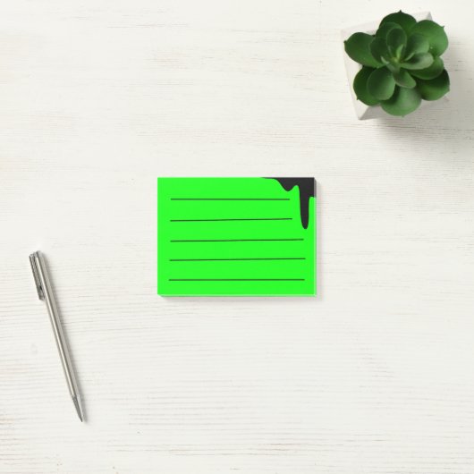 Neon groen post-it® notes (Kantoor)