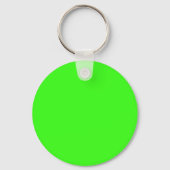 Neon Groen & Roze Aangepaste Sleutelhanger (Voorkant)