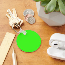 Neon Groen & Roze Aangepaste Sleutelhanger