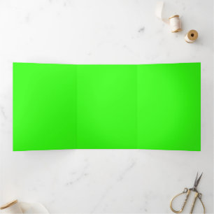 Neon Groen & Roze Gevouwen Uitnodiging – Aanpasbaa