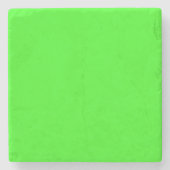 Neon Groen Stenen Onderzetter (Voorkant)