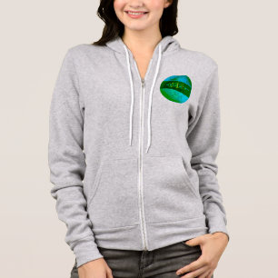 Neon Groen Voetbal Hoodie